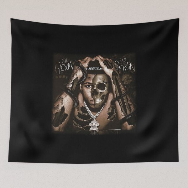 Item preview, Still Flexin Still Steppin Youngboy Rap Hip Hop Art designed and sold by avidaremi.
