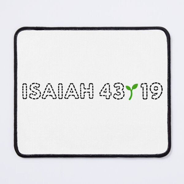 Item preview, Isaiah 43:19 New Growth Christian Scripture Design designed and sold by Tobietales.