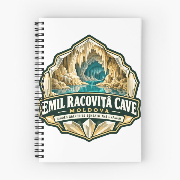 Item preview, Emil Racoviță Cave Moldova Hidden Galleries Beneath The Gypsum Caving Geology Explorer Traveler designed and sold by Simsimah26Parks.