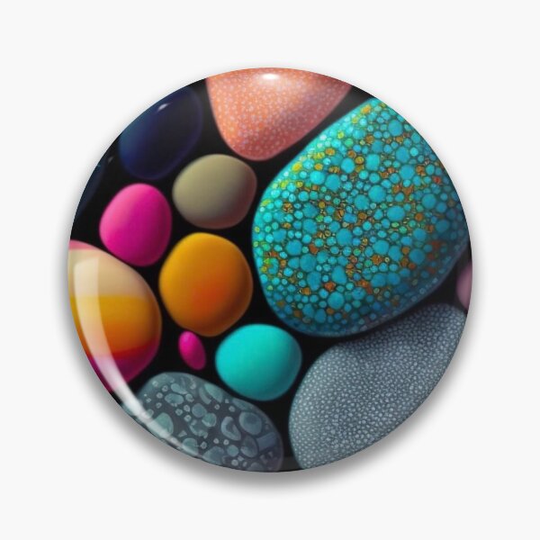 Item preview, Painted Gypsy Ornate Stones  designed and sold by WA Designs.