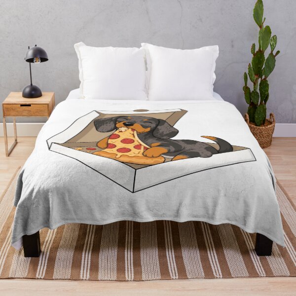 Item preview, Pizza Loving Dachshund designed and sold by wingoo22.