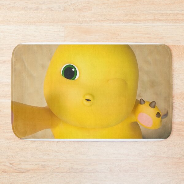 Item preview, Dino Yellow Kiss - Kawaii Wink and Lots of Love designed and sold by conamor-bymel.