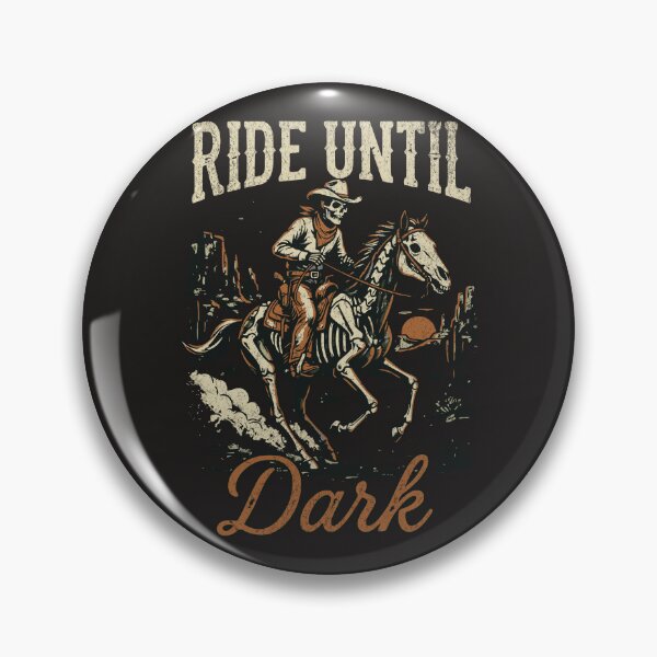 Item preview, Ride Until Dark Skeleton Cowboy designed and sold by AwesomeBeyondLimits.