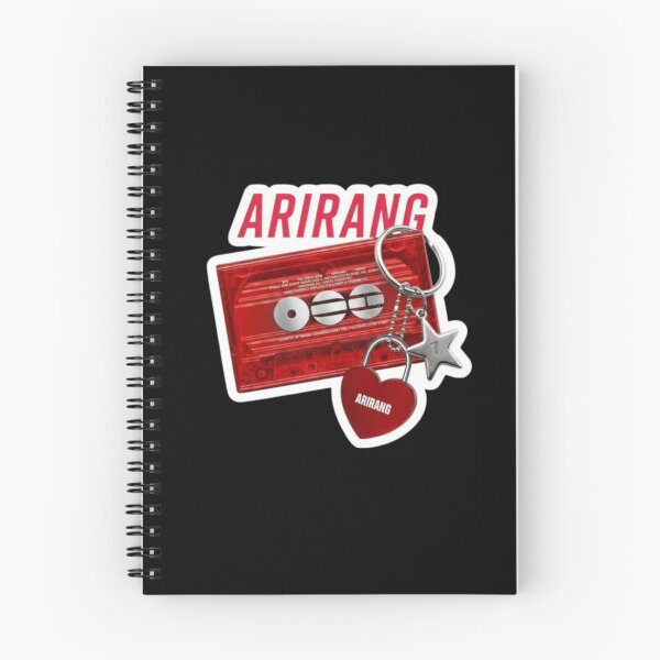 Item preview, BTS ARIRANG Cassette Tape Vintage Keychain Sticker | Kpop Comeback World Tour Merch designed and sold by Palette & Hue.