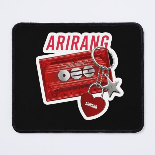 Item preview, BTS ARIRANG Cassette Tape Vintage Keychain Sticker | Kpop Comeback World Tour Merch designed and sold by Palette & Hue.