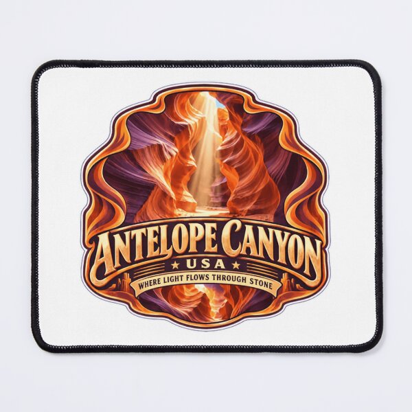 Item preview, Antelope Canyon Usa Where Light Flows Through Stone Arizona Travel Souvenir designed and sold by Star3NowForMe.