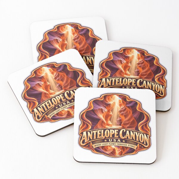 Item preview, Antelope Canyon Usa Where Light Flows Through Stone Arizona Travel Souvenir designed and sold by Star3NowForMe.