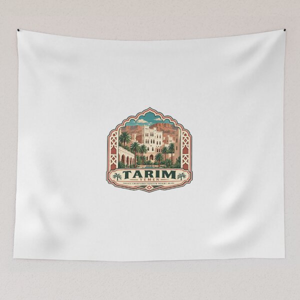 Item preview, Tarim Yemen Palace Courtyards Beneath Desert Skies Yemen Travel Middle East Culture designed and sold by Simsimah26Parks.