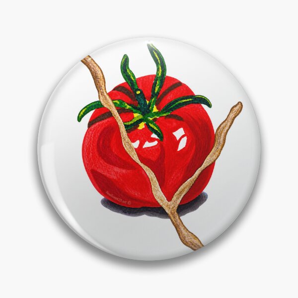 Item preview, Vine-Ripened Tomato – Original Hand-Painted Botanical Art designed and sold by newsuept25.art.
