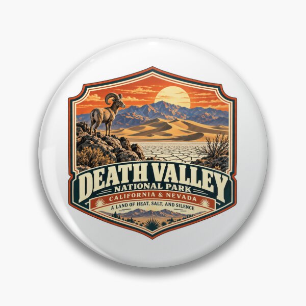 Item preview, Death Valley National Park California & Nevada A Land Of Heat, Salt, And Silence Travel Souvenir designed and sold by Star3NowForMe.
