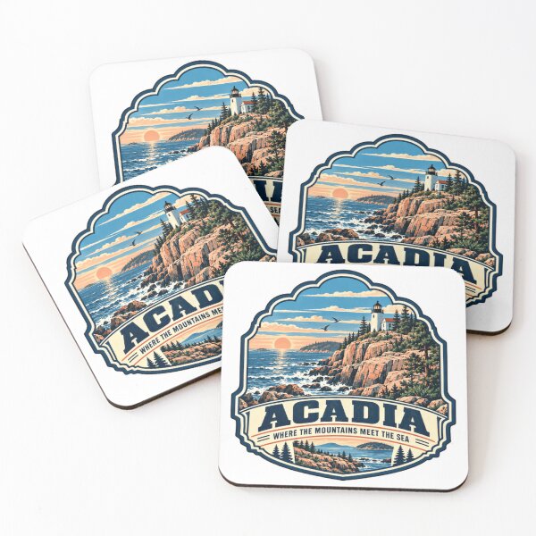Item preview, Acadia Where The Mountains Meet The Sea Maine National Park Traveler designed and sold by Simsimah26Parks.