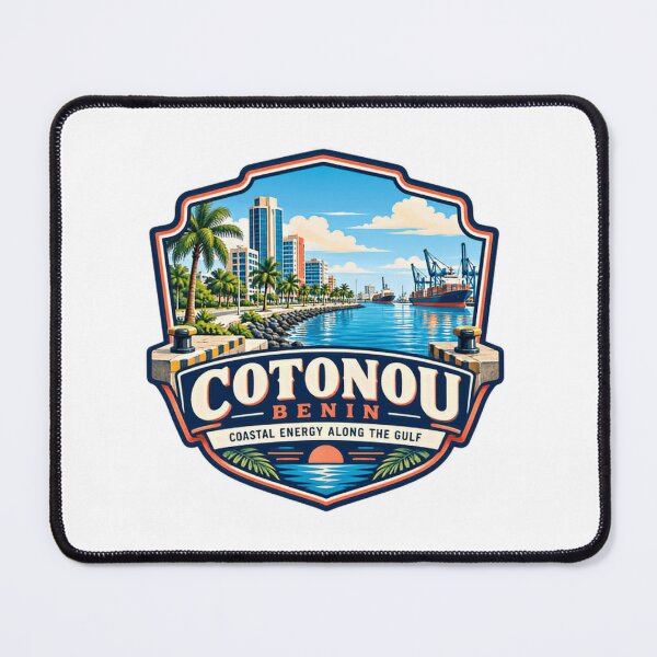 Item preview, Cotonou Benin Coastal Energy Along The Gulf City Travel Souvenir designed and sold by Simsimah26Parks.