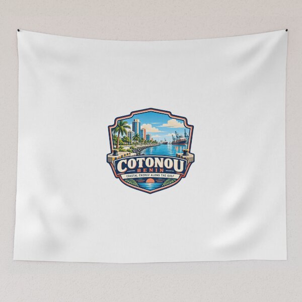 Item preview, Cotonou Benin Coastal Energy Along The Gulf City Travel Souvenir designed and sold by Simsimah26Parks.