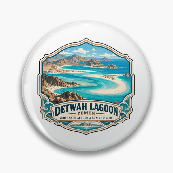Item preview, Detwah Lagoon Yemen White Sand Around A Shallow Blue Travel Destination designed and sold by Star3NowForMe.