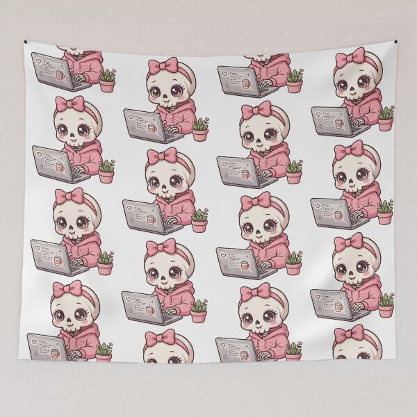 Item preview, Cute working skeleton  designed and sold by priyankajustine.