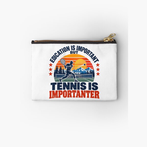 Item preview, Education Is Important But Tennis Is Importanter Tennis Player Sport Enthusiast designed and sold by NeedForParks.