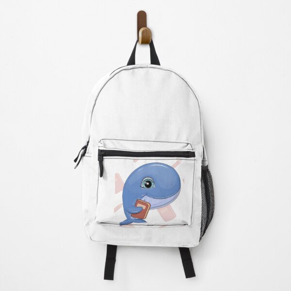 Item preview, Cute Blue Whale Holding a Book Kawaii Ocean Illustration designed and sold by Shree shyam khatu ji.