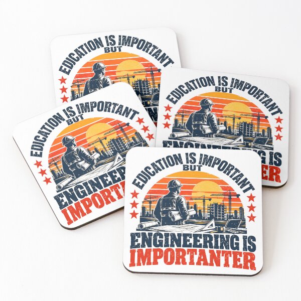Item preview, Education Is Important But Engineering Is Importanter Engineer Construction Profession designed and sold by NeedForParks.