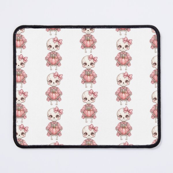 Item preview, Cute skeleton with pink pumpkin designed and sold by priyankajustine.