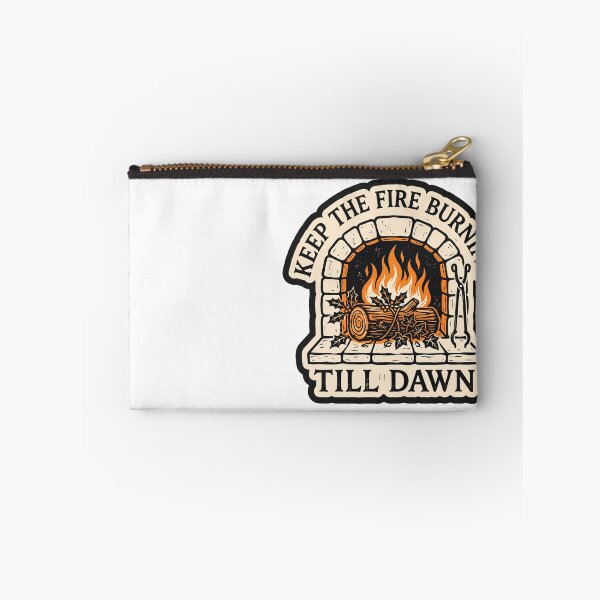 Item preview, Yule Log Linocut — Keep the Fire Burning designed and sold by TheCalmEdit.