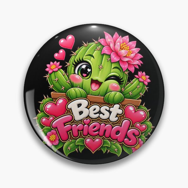 Item preview, Best Friends Cactus – Cute Kawaii Cactus Friendship Design designed and sold by aventi24.