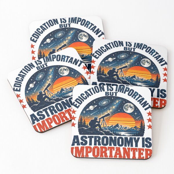 Item preview, Education Is Important But Astronomy Is Importanter Astronomer Stargazer Science Enthusiast designed and sold by SEEM-drawing.