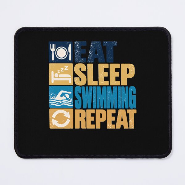 Item preview, Eat Sleep Swimming Repeat Swimmer Life Athlete designed and sold by HumansStuck12.