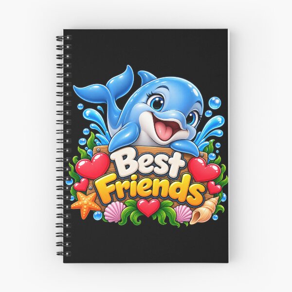 Item preview, Best Friends Dolphin – Cute BFF Dolphin Ocean Lover Friendship Gift designed and sold by aventi24.