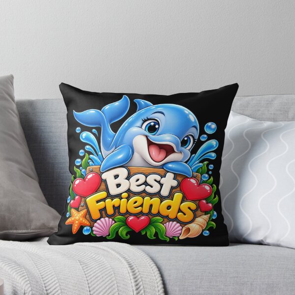 Item preview, Best Friends Dolphin – Cute BFF Dolphin Ocean Lover Friendship Gift designed and sold by aventi24.