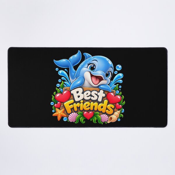 Item preview, Best Friends Dolphin – Cute BFF Dolphin Ocean Lover Friendship Gift designed and sold by aventi24.