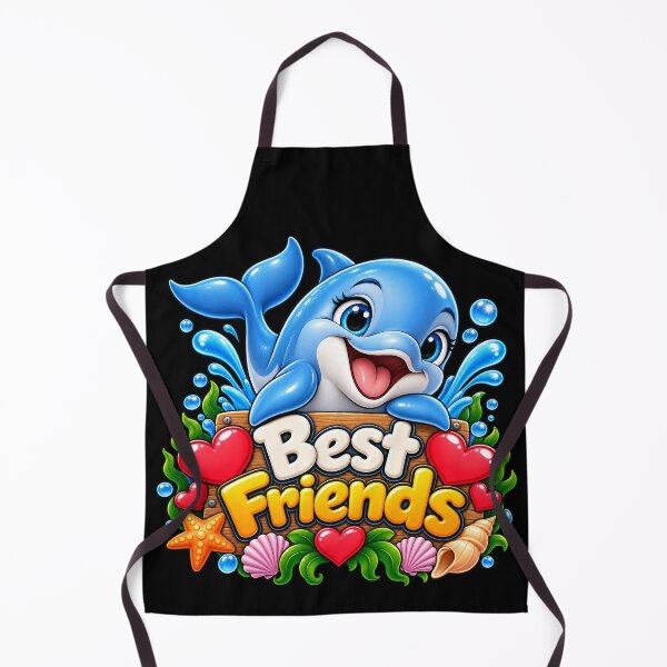 Item preview, Best Friends Dolphin – Cute BFF Dolphin Ocean Lover Friendship Gift designed and sold by aventi24.