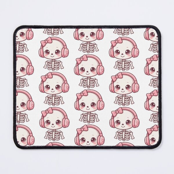 Item preview, Cute skeleton with headphones designed and sold by priyankajustine.