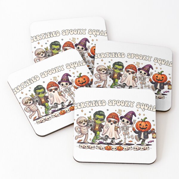 Item preview, Kids Certified Spooky Squad Retro Halloween Monster Matching T-Shirt designed and sold by Lakshya20031.