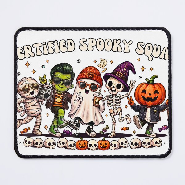 Item preview, Kids Certified Spooky Squad Retro Halloween Monster Matching T-Shirt designed and sold by Lakshya20031.
