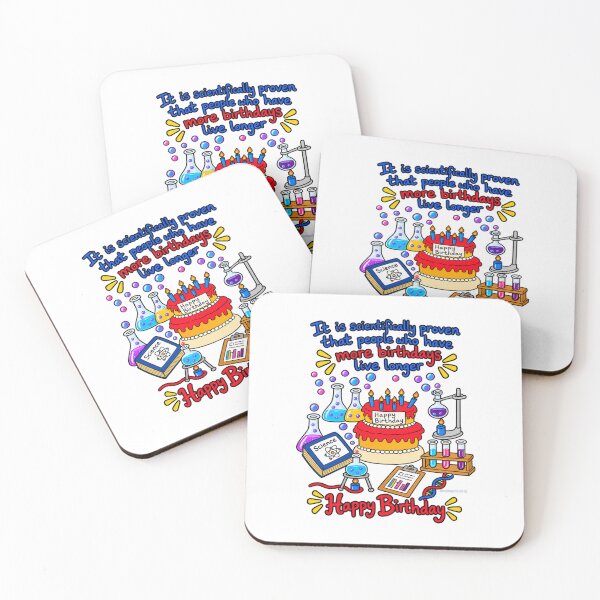Item preview, Scientifically Proven Birthday – Funny Science Lover Design designed and sold by newsuept25.art.