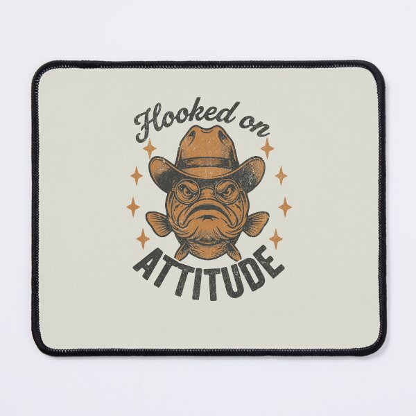 Item preview, Hooked on Attitude Cowboy Fish designed and sold by AwesomeBeyondLimits.