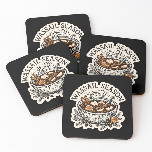 Item preview, Wassail Season Yule Linocut — Spiced Cider designed and sold by TheCalmEdit.