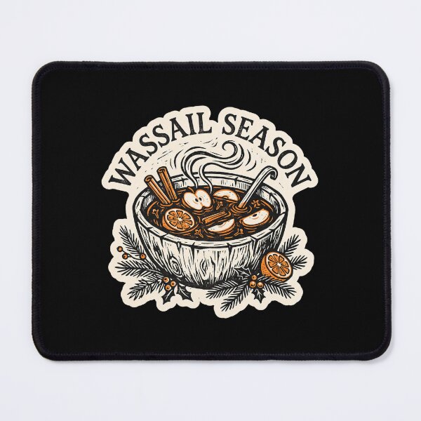 Item preview, Wassail Season Yule Linocut — Spiced Cider designed and sold by TheCalmEdit.