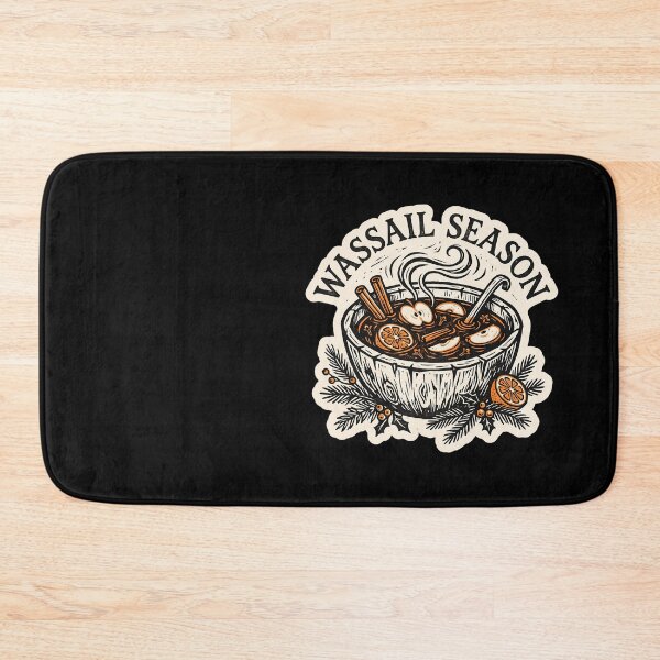 Item preview, Wassail Season Yule Linocut — Spiced Cider designed and sold by TheCalmEdit.