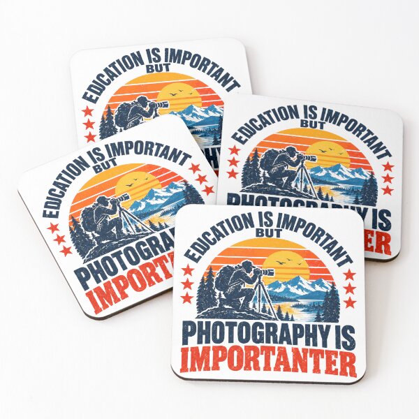 Item preview, Education Is Important But Photography Is Importanter Photographer Hobby designed and sold by NeedForParks.