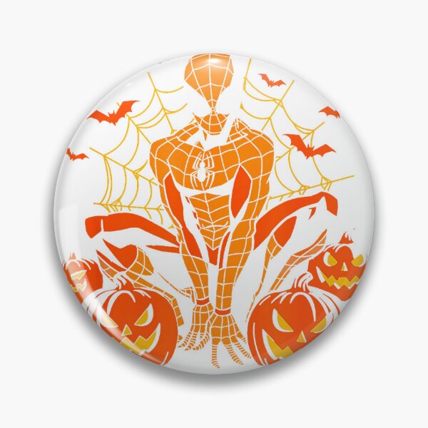 Item preview, Marvel Spider-Man Halloween Pumpkin Patch Spooky Logo T-Shirt designed and sold by FandMdesign.