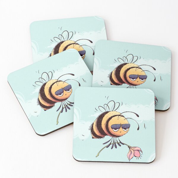 Item preview, Dancing Bee – Cute Happy Bumblebee Cartoon designed and sold by aartokis.