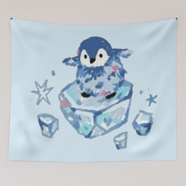 Item preview, Adorable Blue Penguin Drawing designed and sold by iloveyourcupid.
