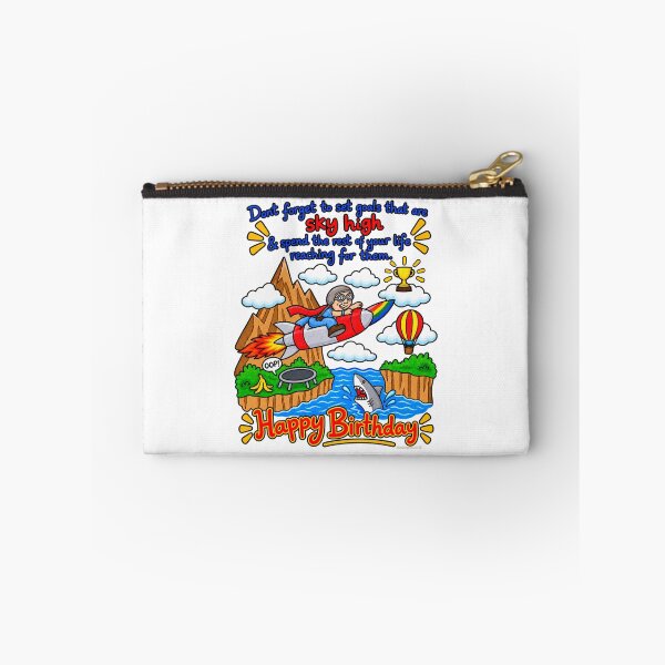 Item preview, Sky High Birthday Goals – Funny Adventure & Growing Older Humor designed and sold by newsuept25.art.