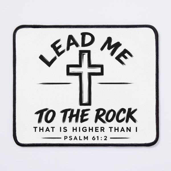 Item preview, Psalm 61:2 Lead Me To The Rock Christian Design designed and sold by Tobietales.
