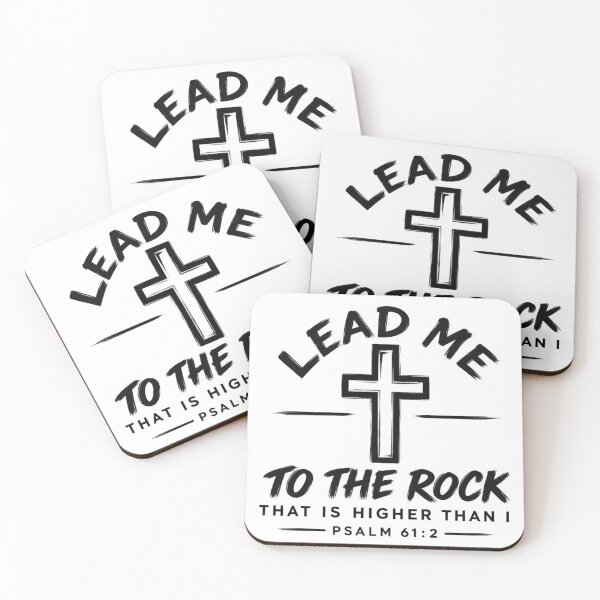 Item preview, Psalm 61:2 Lead Me To The Rock Christian Design designed and sold by Tobietales.