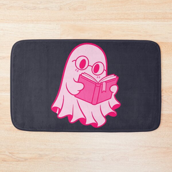 Item preview, Cute Pink Ghost Reading Book Bookish Halloween designed and sold by Moo7shop.