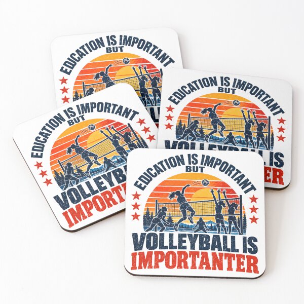 Item preview, Education Is Important But Volleyball Is ImporTRANTER Volleyball Player Athlete Fan designed and sold by NeedForParks.