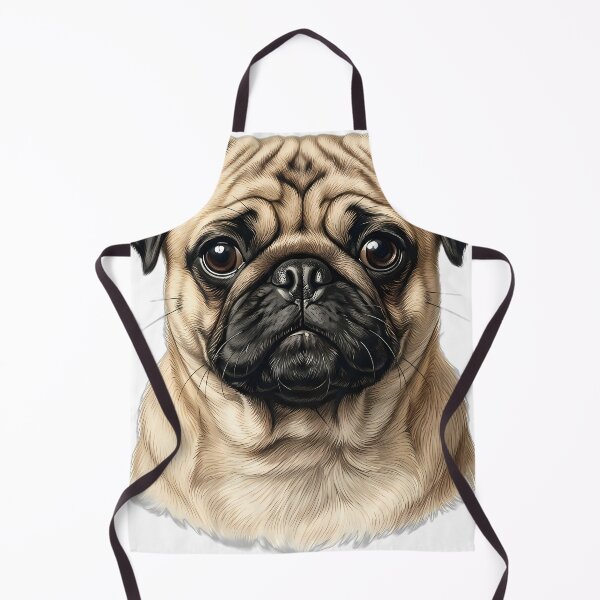 Item preview, Vintage Naturalist Pug Portrait — Antique Dog Breed Art designed and sold by Catch333.