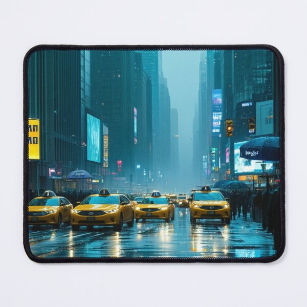 Item preview, Neon Rush Hour - Rainy City Reflections designed and sold by nhk999.